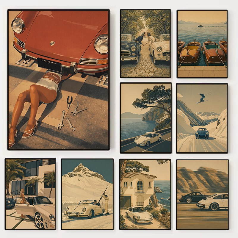 Luxury Lifestyle Pictures - Retro Moda Lüks Yaşam Tarzı Yat