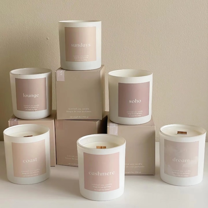 Scented Candle Luxury - Ev dekorasyonu hediye kutusu kokulu mum