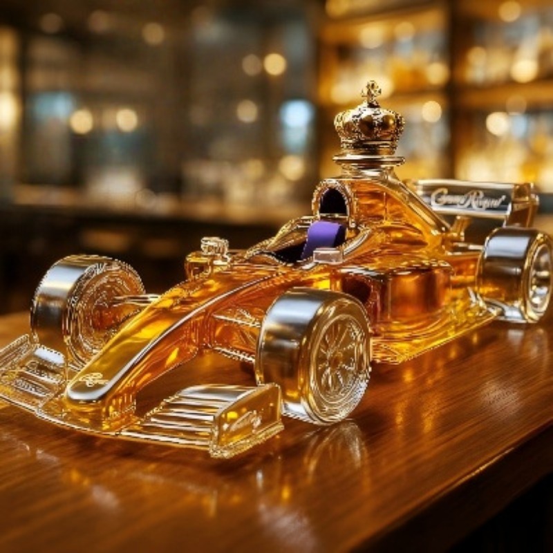 Glass Decanter Whiskey - Kişiselleştirilmiş ve Yaratıcı Yarış Arabası Şeklinde