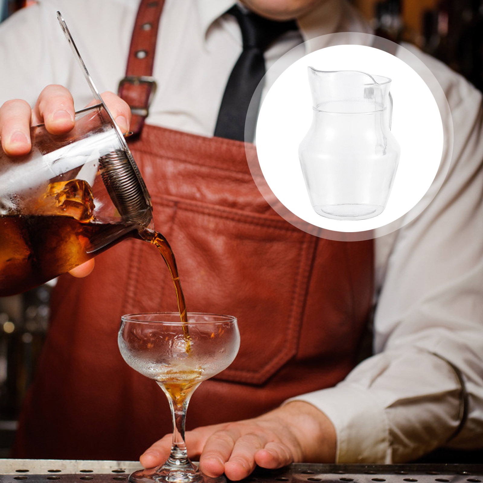 Glass Decanter Whiskey - 1 Adet Şarap Dağıtıcısı Geniş Ağızlı