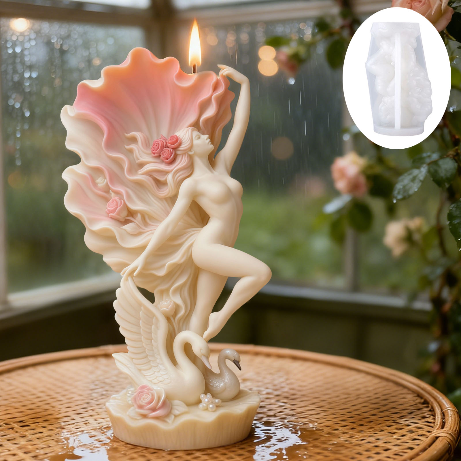 Zarif Kuğu Dansçısı Mum Kalıbı - Scented Candle Luxury incelemesi ve fiyatı