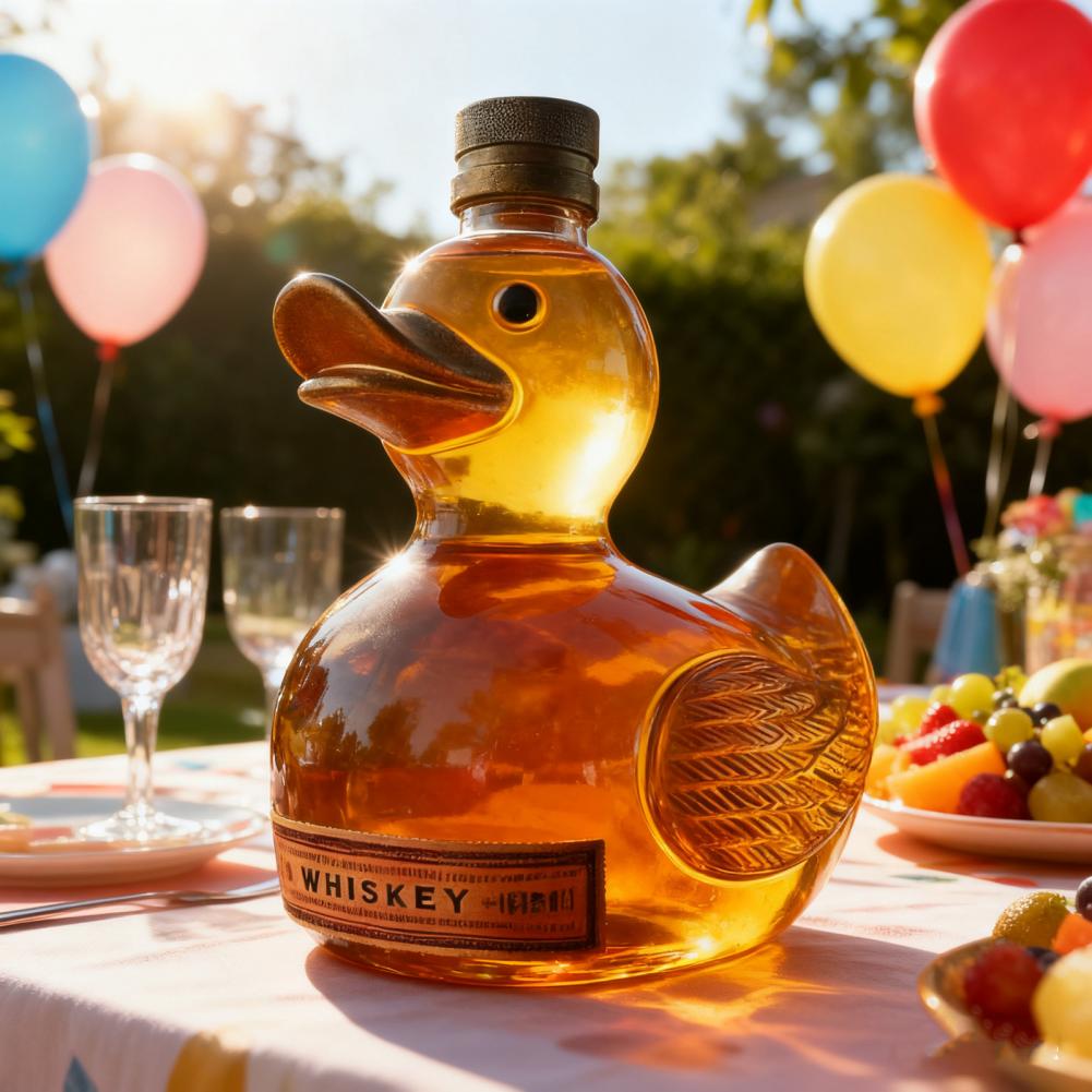 Ördek Şeklinde Viski Şişesi Ca - Glass Decanter Whiskey incelemesi ve fiyatı