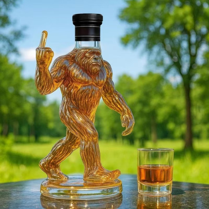 Komik Ayakları Büyük Oluklu Ad - Glass Decanter Whiskey incelemesi ve fiyatı