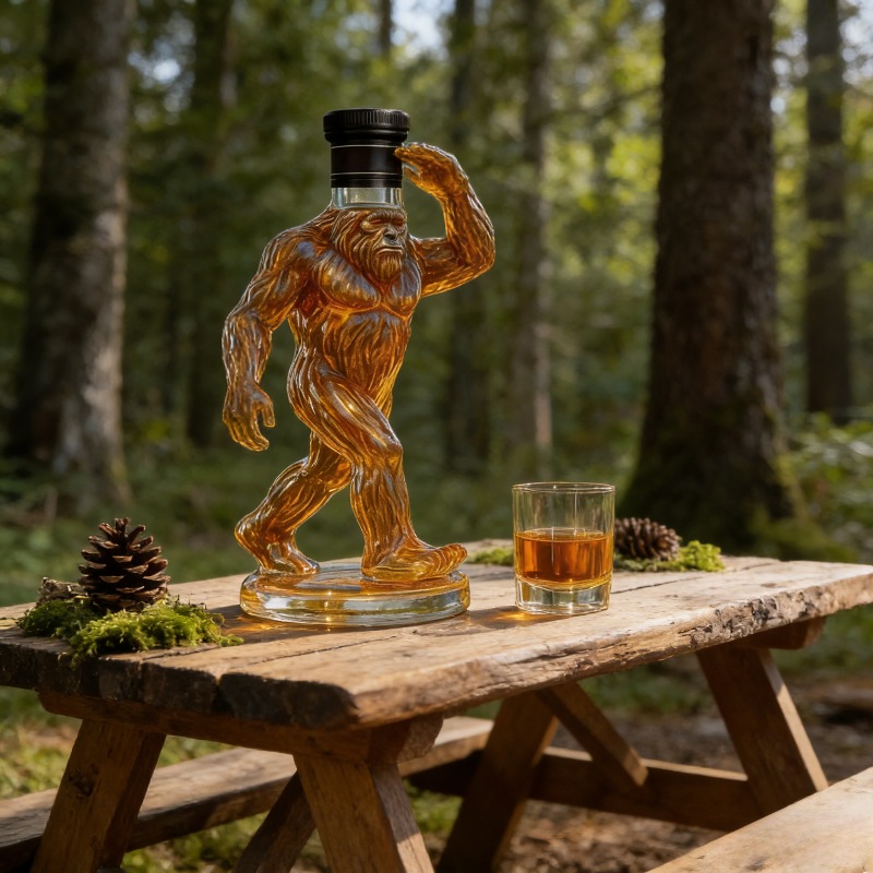 Komik Ayakları Büyük Oluklu Ad - Glass Decanter Whiskey incelemesi ve fiyatı