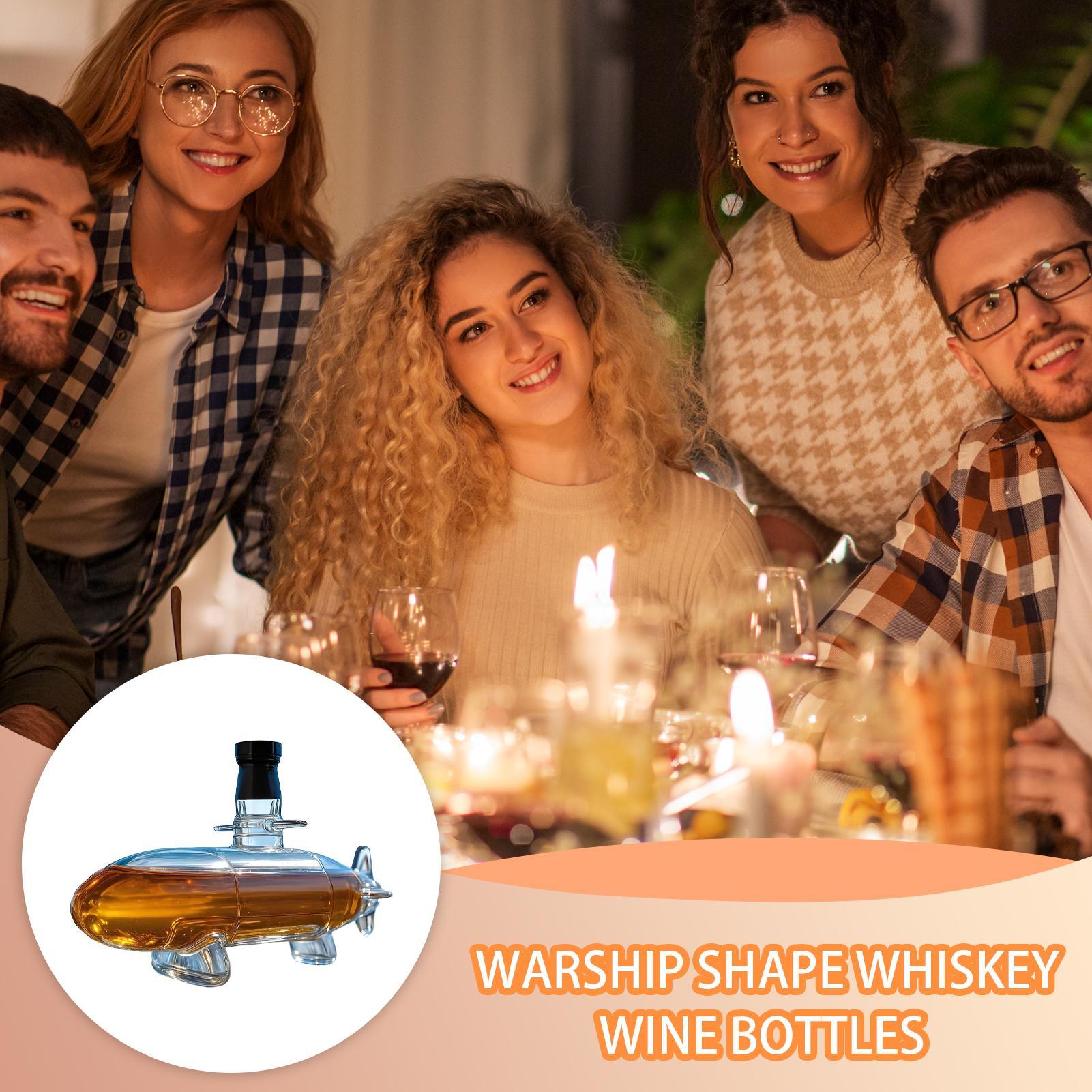 Denizaltı Şeklinde Viski Sürah - Glass Decanter Whiskey incelemesi ve fiyatı