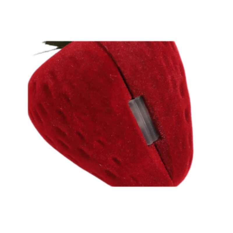 Sevimli Çilek Şeklinde Kadife  - Velvet Jewelry Box incelemesi ve fiyatı
