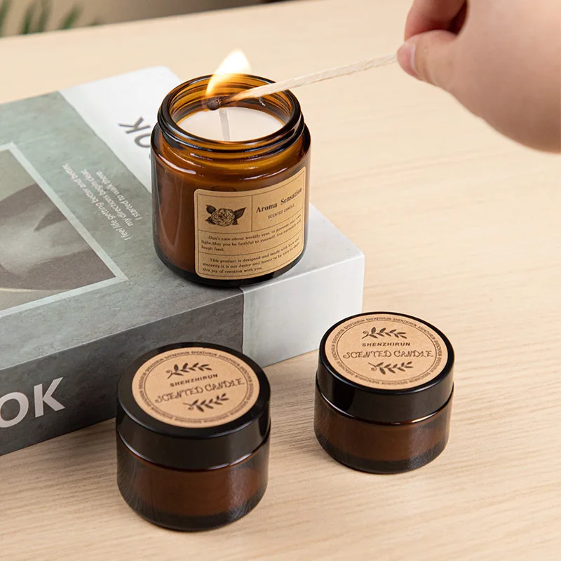 Kahverengi Cam Bardak Aromater - Scented Candle Luxury incelemesi ve fiyatı