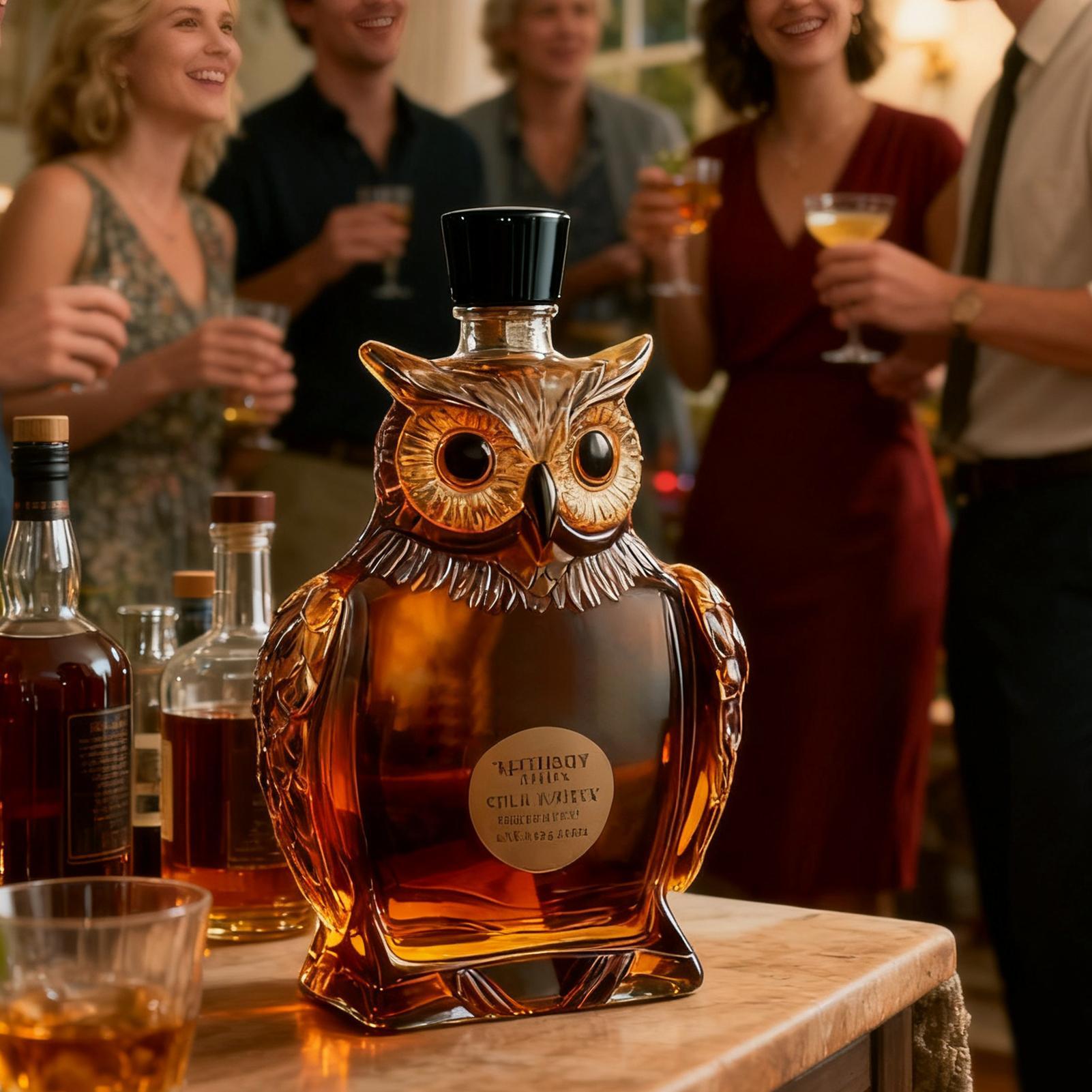 Baykuş Şeklinde Ev Bar Sürahis - Glass Decanter Whiskey incelemesi ve fiyatı