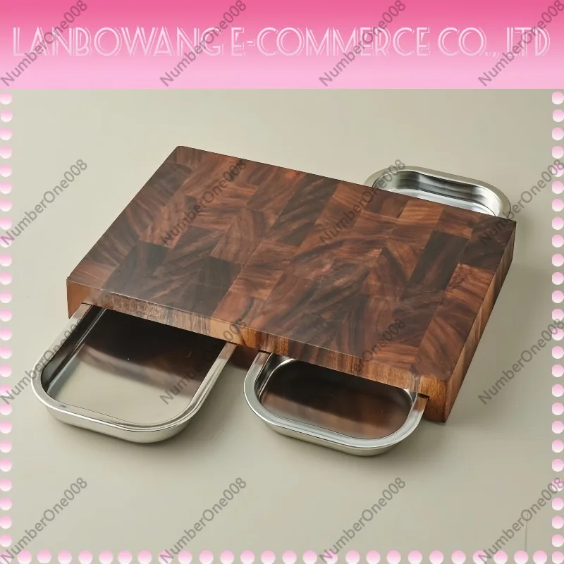 Paslanmaz Çelik Tepsili Ceviz  - Wooden Serving Tray incelemesi ve fiyatı