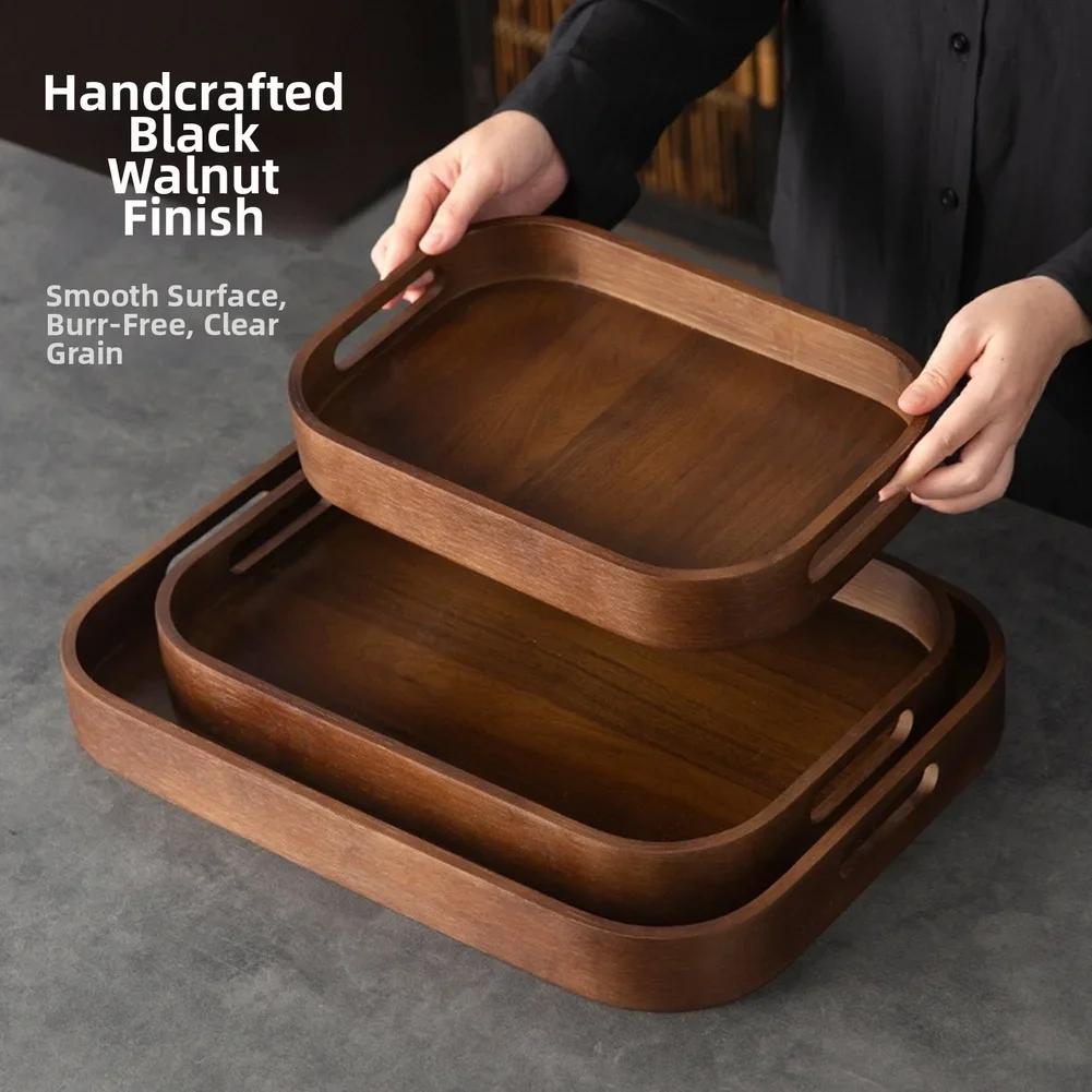 Ahşap Çay Tepsisi Saplı Çok Am - Wooden Serving Tray incelemesi ve fiyatı