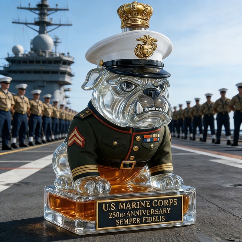 ABD Deniz Piyadeleri Bulldog V - Glass Decanter Whiskey incelemesi ve fiyatı