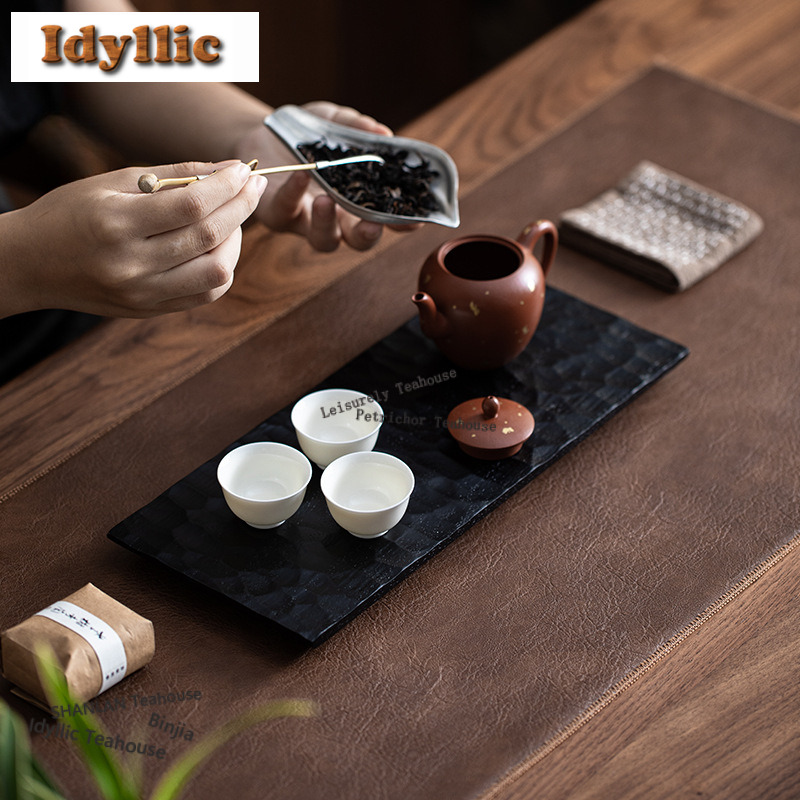 Ceviz Ağacı Karbonize Çay Teps - Wooden Serving Tray incelemesi ve fiyatı