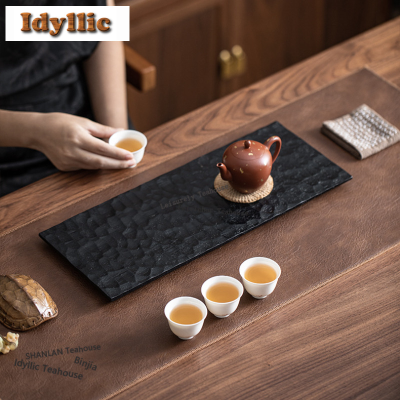 Ceviz Ağacı Karbonize Çay Teps - Wooden Serving Tray incelemesi ve fiyatı