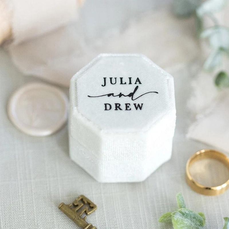 Özel Alyans Kutusu Bir Iki Üçl - Velvet Jewelry Box incelemesi ve fiyatı