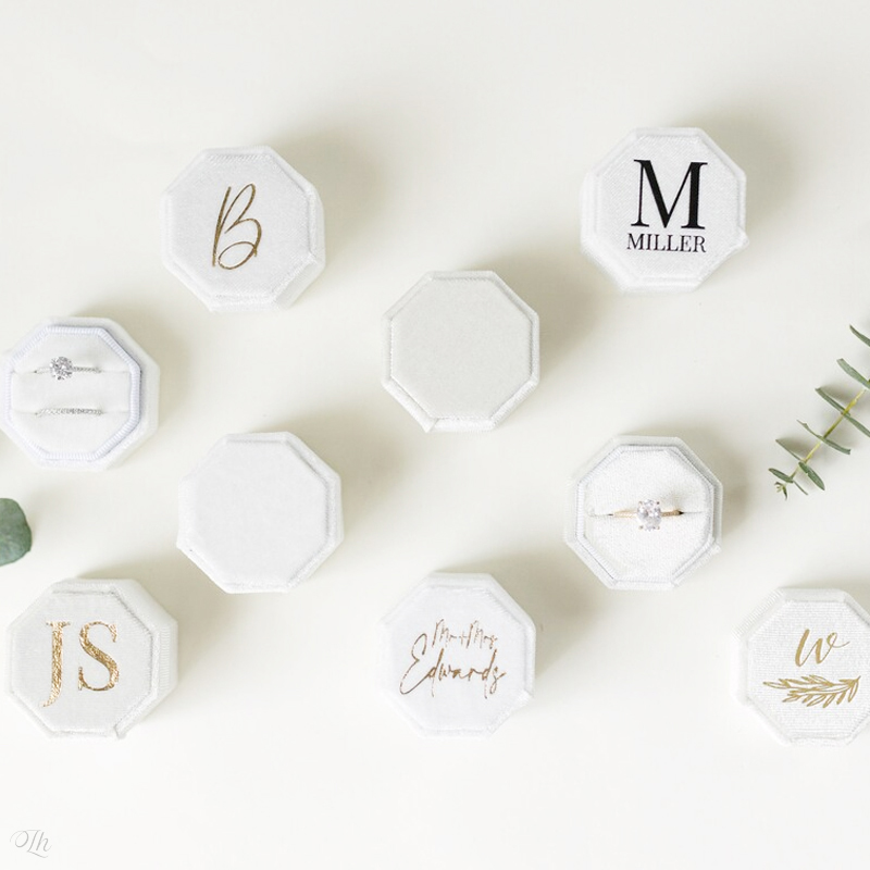 Özel Alyans Kutusu Bir Iki Üçl - Velvet Jewelry Box incelemesi ve fiyatı