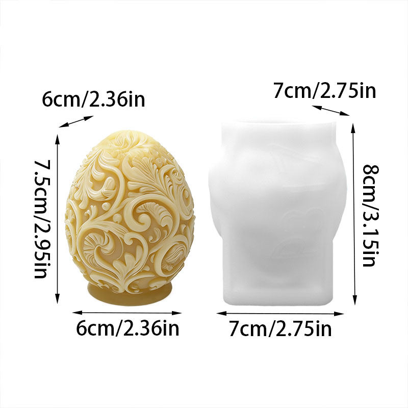 Yaldızlı Barok Yumurta Mum Kal - Scented Candle Luxury incelemesi ve fiyatı
